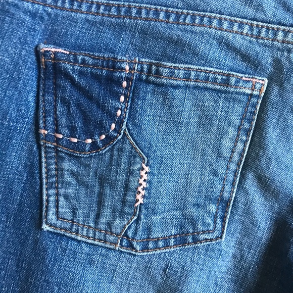 𝐑𝐀𝐋𝐏𝐇 𝐋𝐀𝐔𝐑𝐄𝐍 Y2K Repair Patch Jeans - Picture 7 of 8